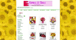 Desktop Screenshot of karensandtinasflowers.com